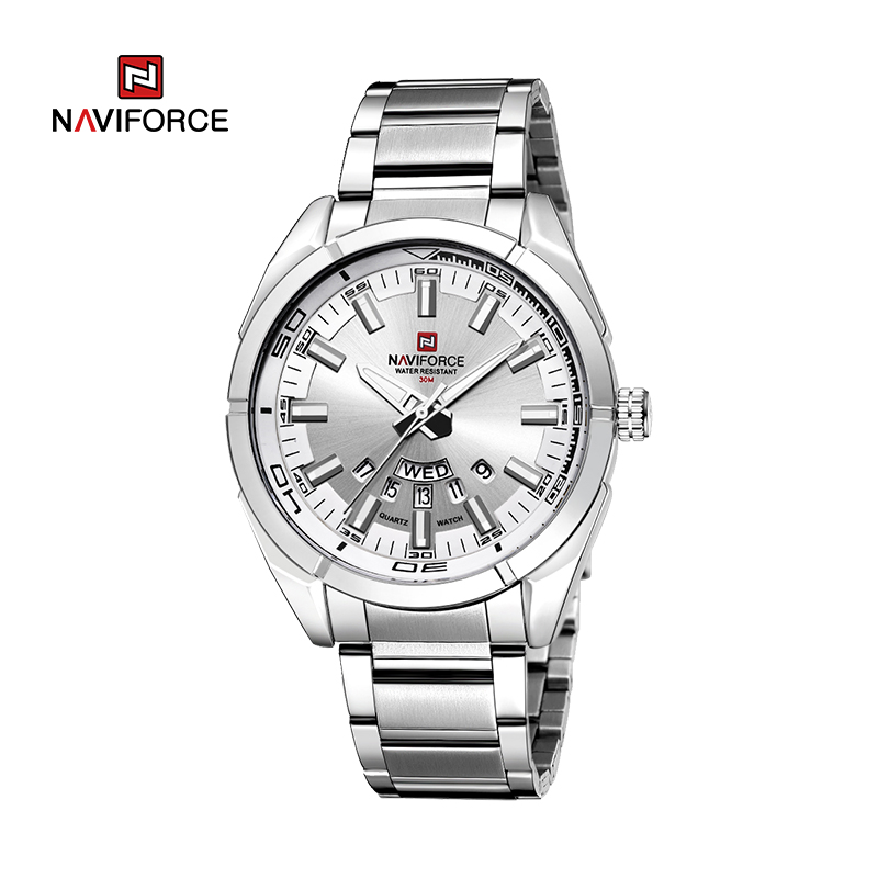Field Watch Military - Reloj NAVIFORCE clásico informal para hombre,