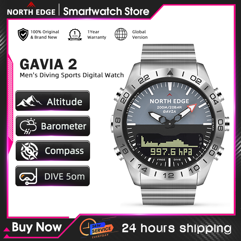 Field Watch Military - Reloj de buceo NORTH EDGE para