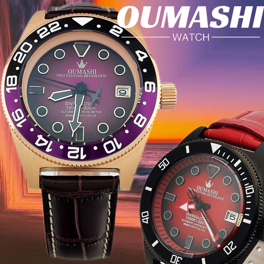 Luxury Watch Leather - Reloj personalizado de 40.5mm con movimiento
