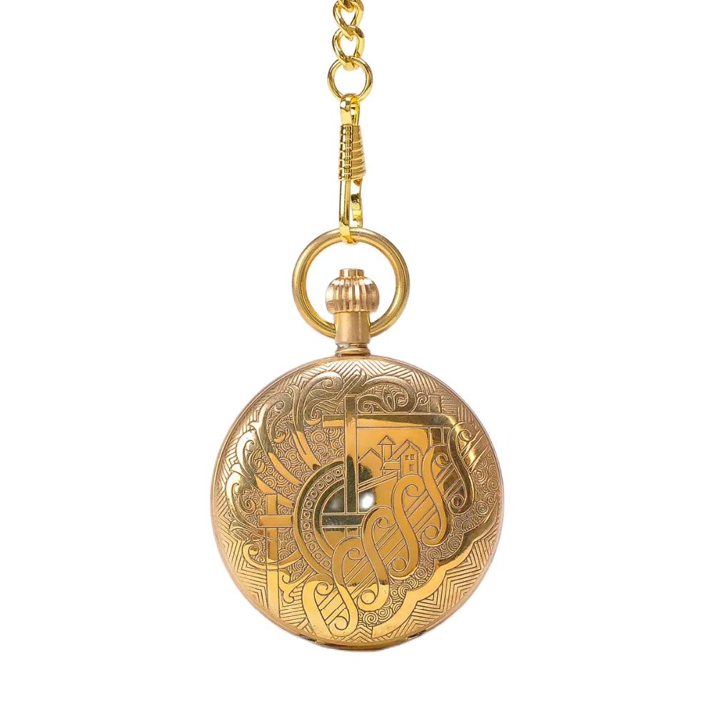 Luxury Watch Nice - Reloj de Bolsillo Mecánico de Cobre