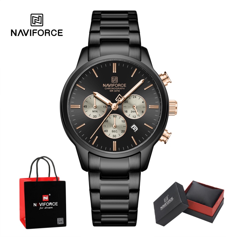 Luxury Watch Strap - Reloj Cronógrafo de Cuarzo NAVIFORCE para