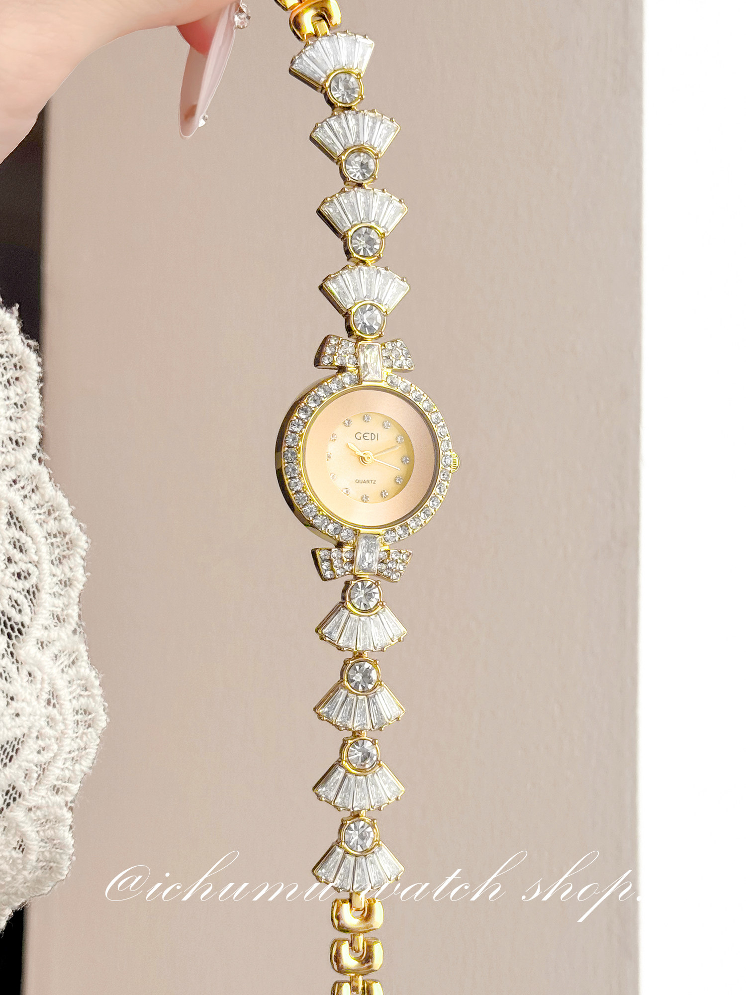 Luxury Watch Leather - Reloj de Pulsera de Cuarzo para