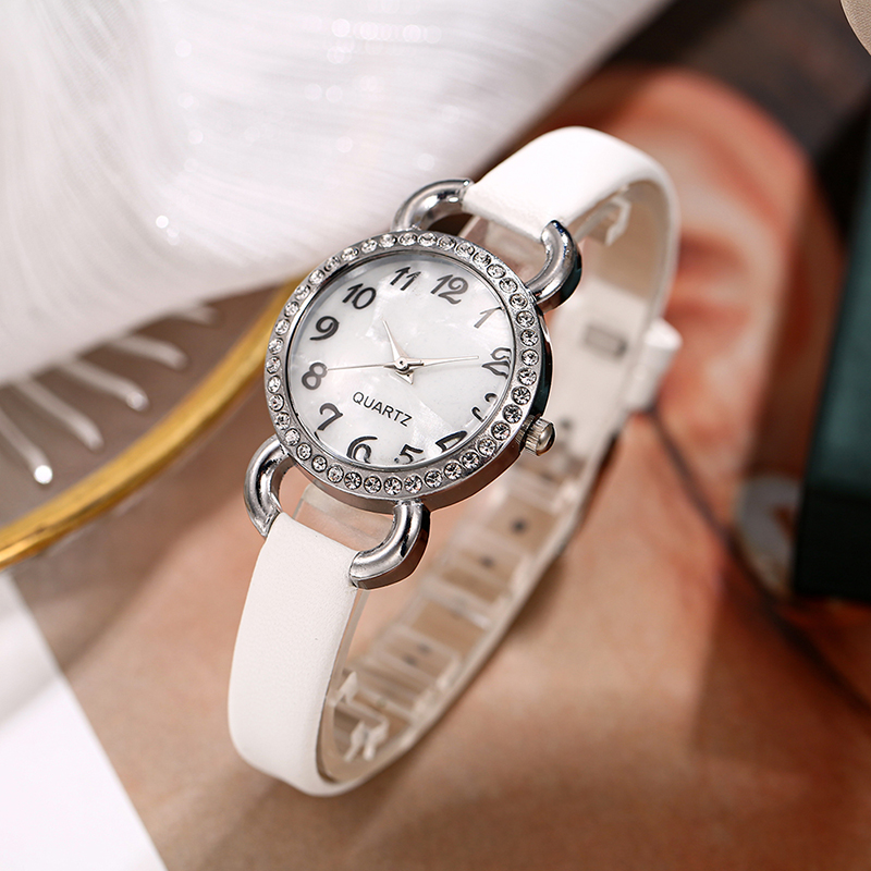 Luxury Watch Nice - Reloj de cuarzo con diamantes para