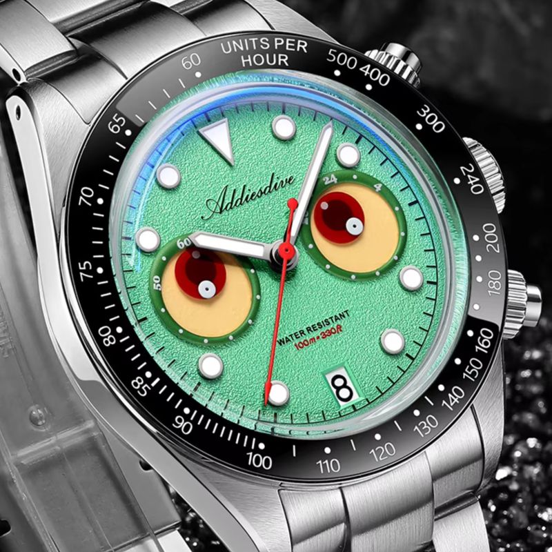 Zero Luxury Watch - Reloj de cuarzo con cronógrafo ADDIESDIVE,