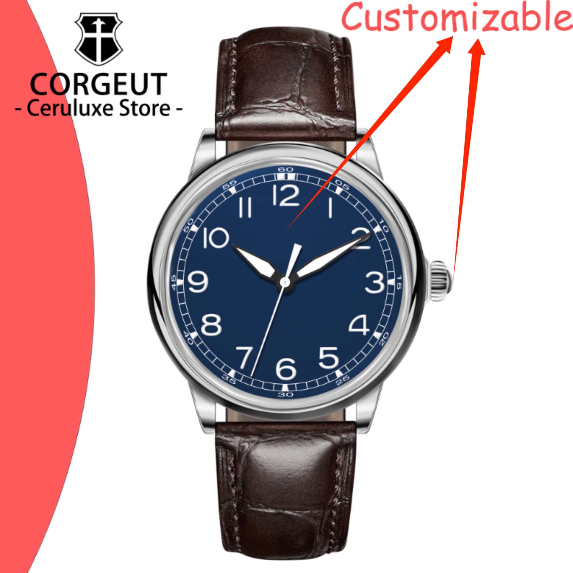 Luxury Watch Leather - Relojes de lujo mecánicos automáticos MIYOTA8215