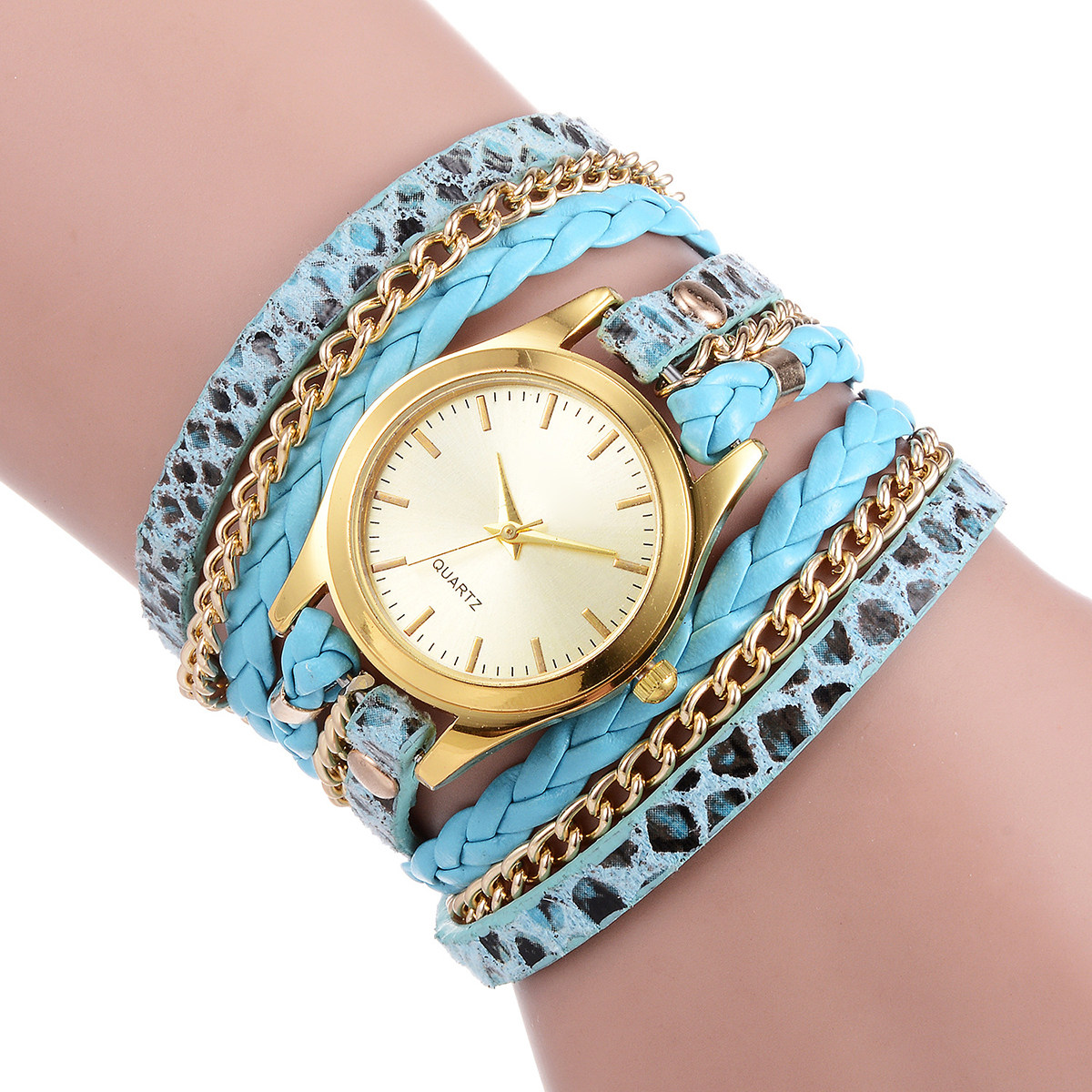 Reloj de cuarzo con textura de - Luxury Watch White reseña y precio