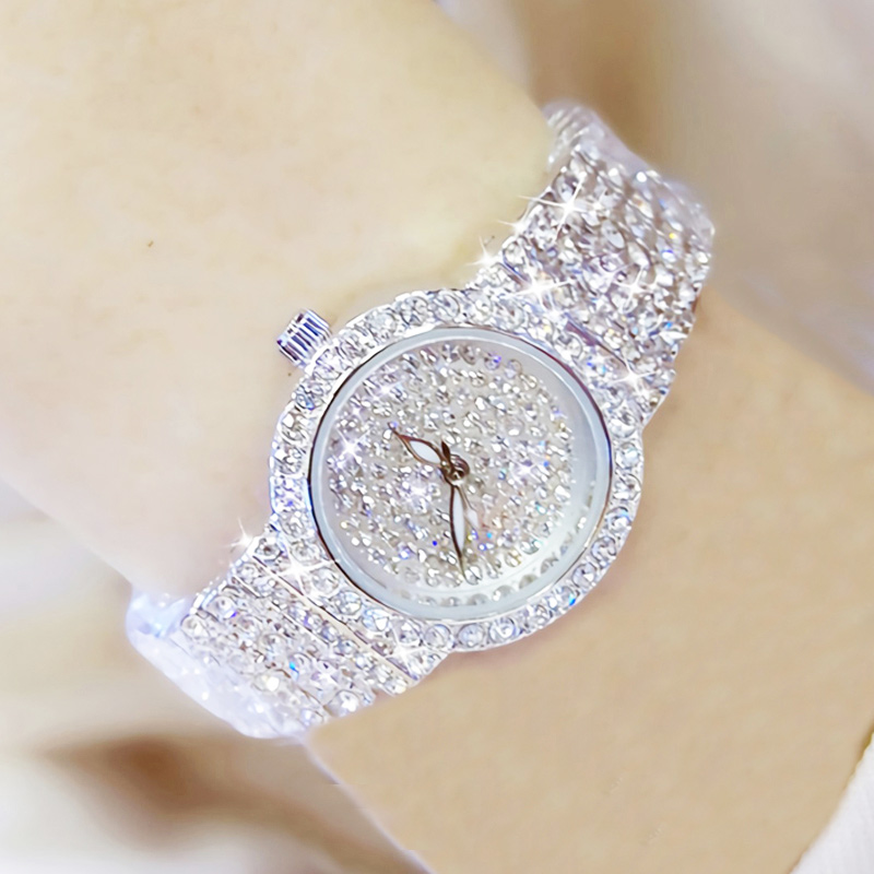 BS-Reloj de pulsera de diamant - Luxury Watch Female reseña y precio