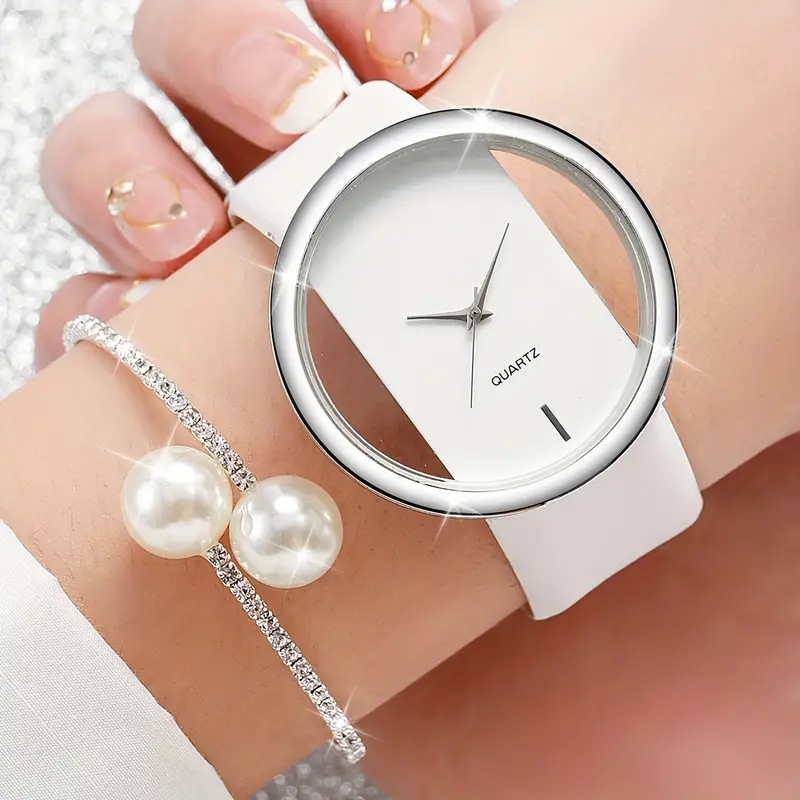 2 uds reloj Simple blanco de m - Luxury Watch White reseña y precio