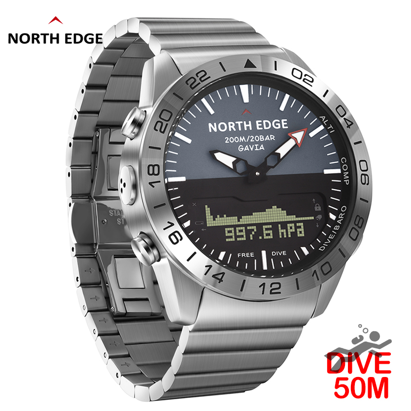 Reloj de buceo NORTH EDGE para - Field Watch Military reseña y precio