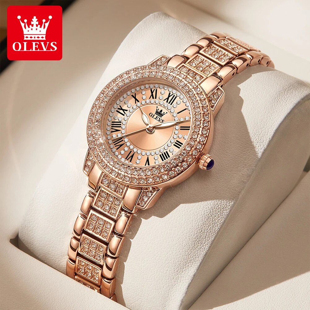 OLEVS 9943 reloj de cuarzo Ori - Luxury Watch Girl reseña y precio