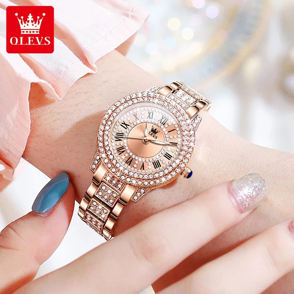 OLEVS 9943 reloj de cuarzo Ori - Luxury Watch Girl reseña y precio