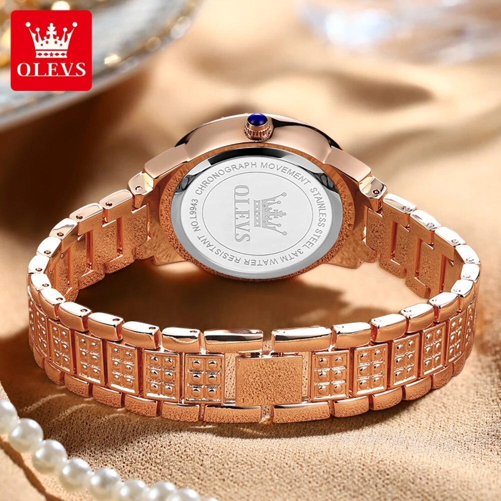 OLEVS 9943 reloj de cuarzo Ori - Luxury Watch Girl reseña y precio