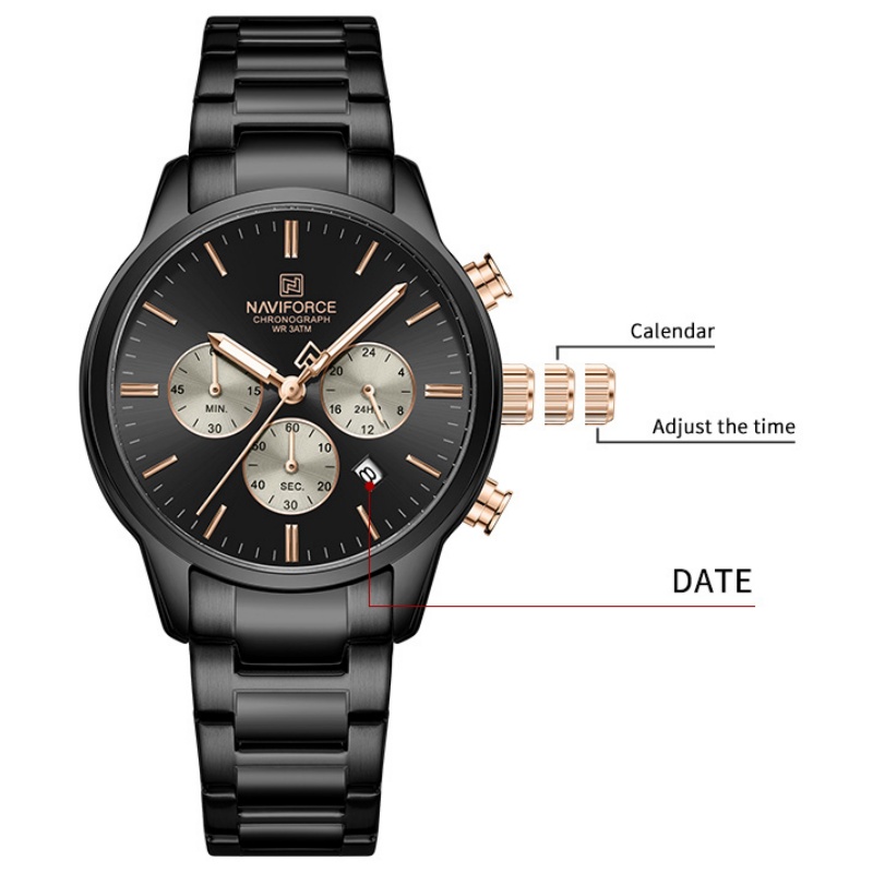 Reloj Cronógrafo de Cuarzo NAV - Luxury Watch Strap reseña y precio