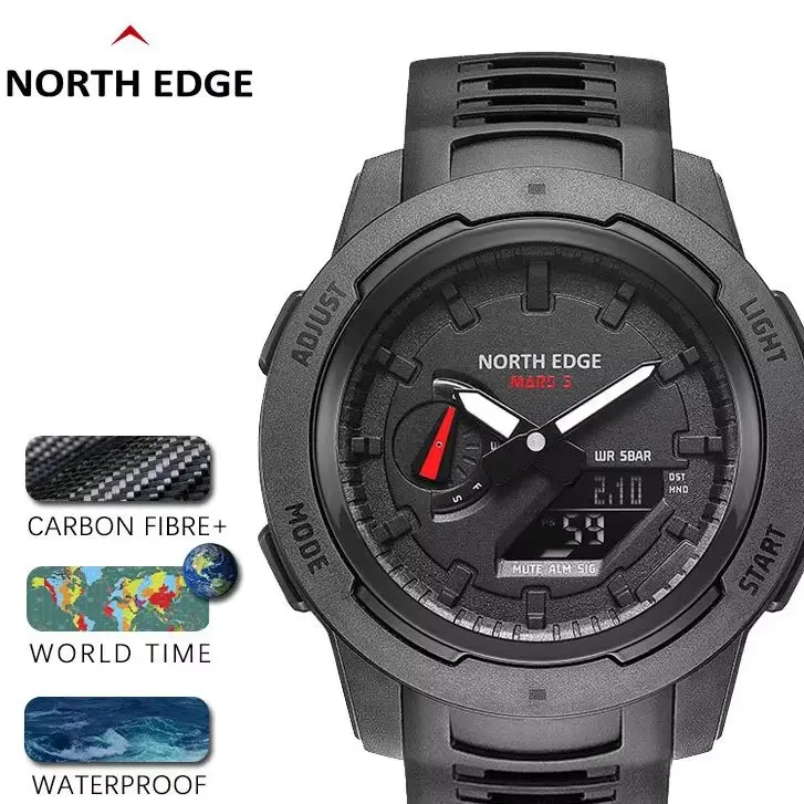 Reloj militar NORTH EDGE Mars  - Field Watch Military reseña y precio