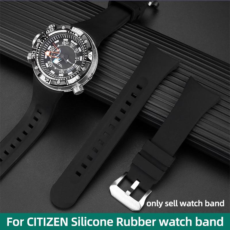 Correa de goma para reloj de b - Citizen Watch Promaster reseña y precio