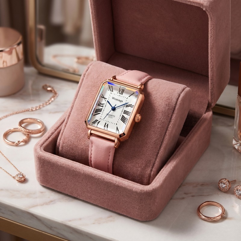 Relojes de cuarzo rectangulare - Luxury Watch Female reseña y precio