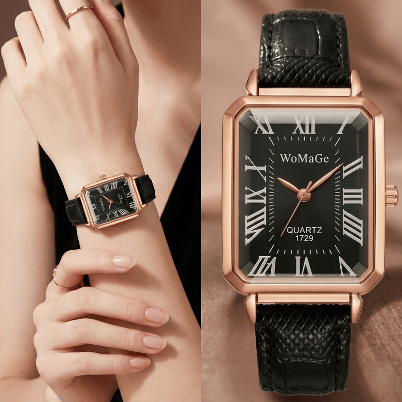 Relojes de cuarzo rectangulare - Luxury Watch Female reseña y precio