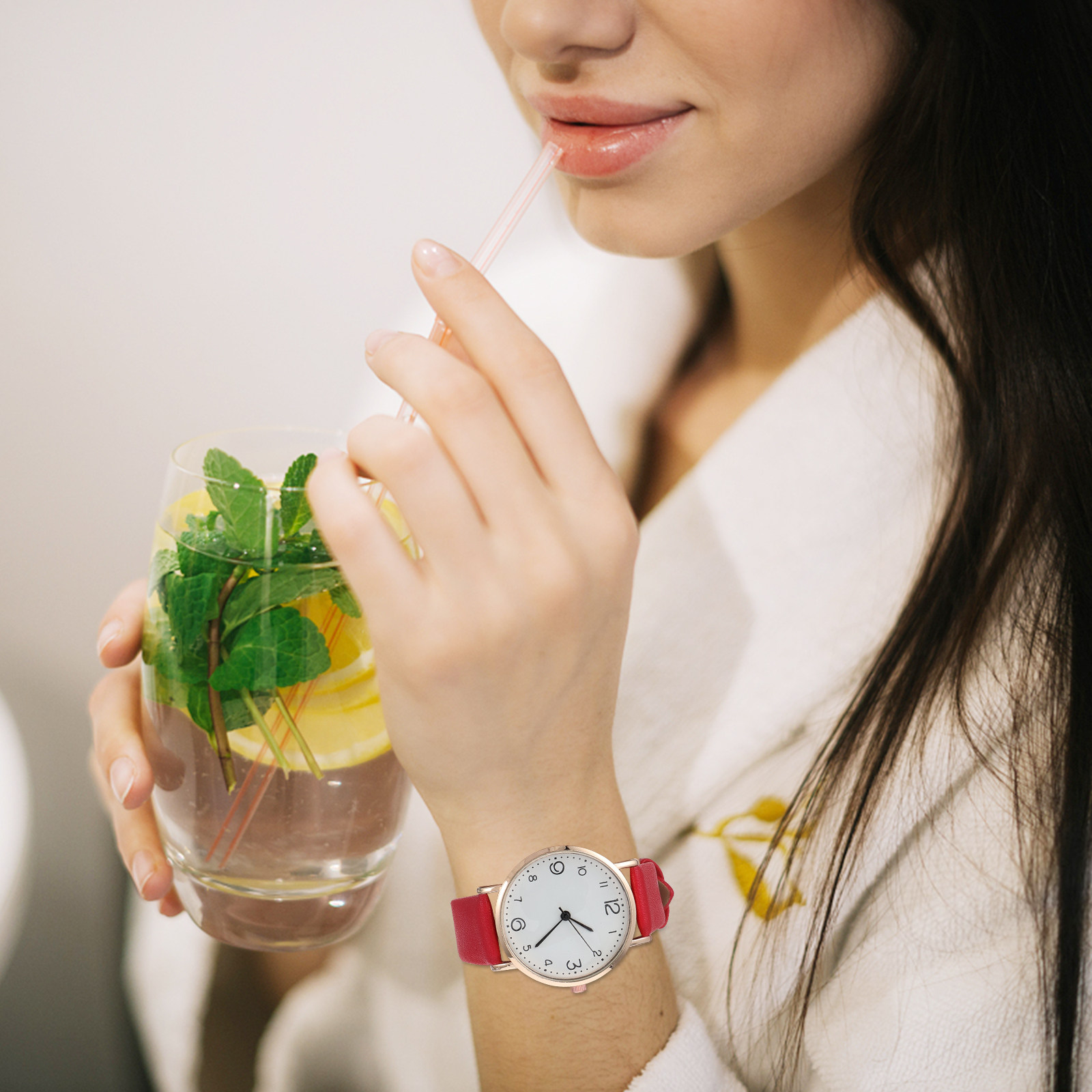 Reloj de Pulsera Elegante para - Luxury Watch White reseña y precio