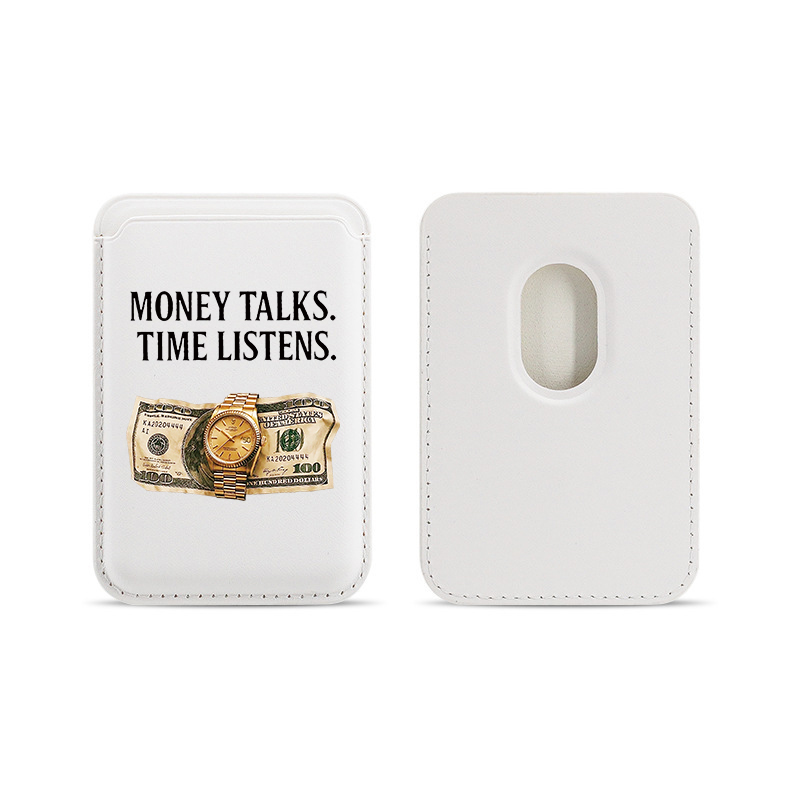 Funda de Piel Blanca Magnética - Luxury Watch Quotes reseña y precio