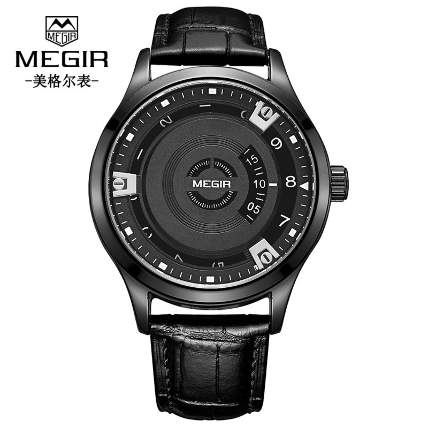 Relojes MEGIR para Hombre, Rel - Luxury Watch Leather reseña y precio