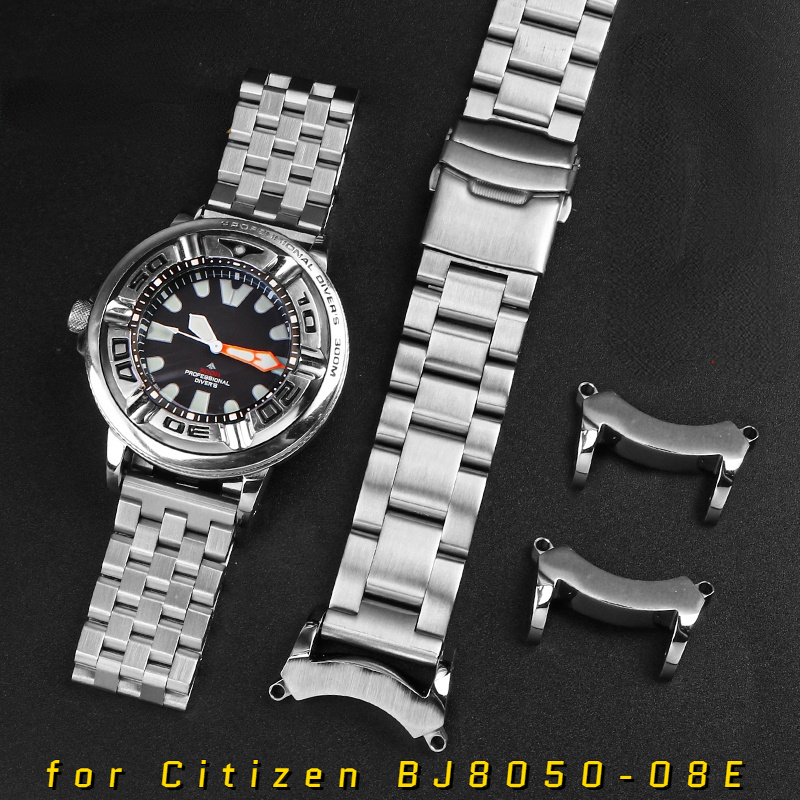 Correa de acero inoxidable par - Citizen Watch Promaster reseña y precio