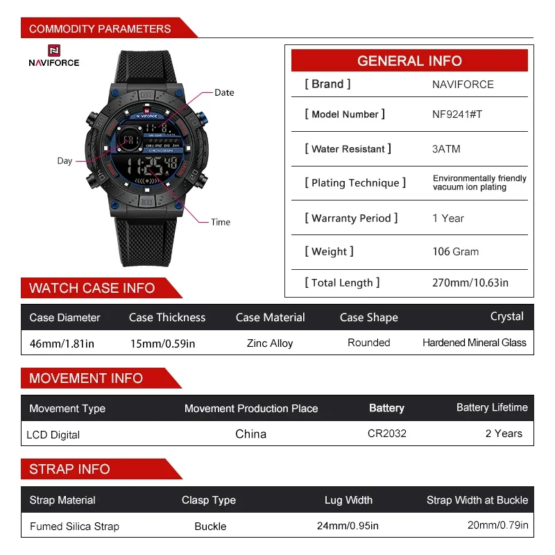 NAVIFORCE, nuevos relojes depo - Field Watch Military reseña y precio