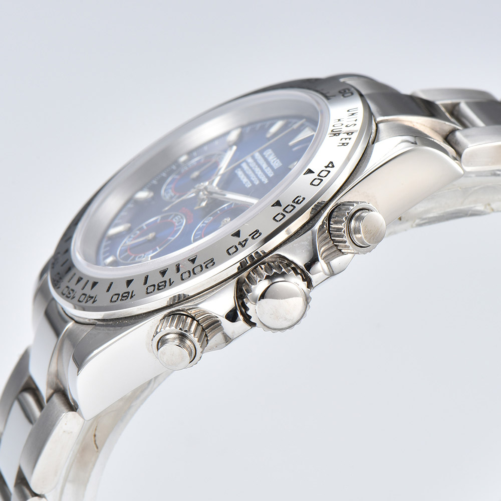 Relojes de lujo VK63 con crist - Luxury Watch Leather reseña y precio