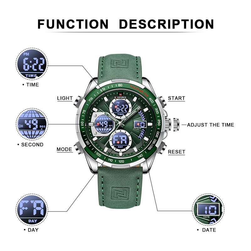 NAVIFORCE-relojes deportivos p - Field Watch Military reseña y precio