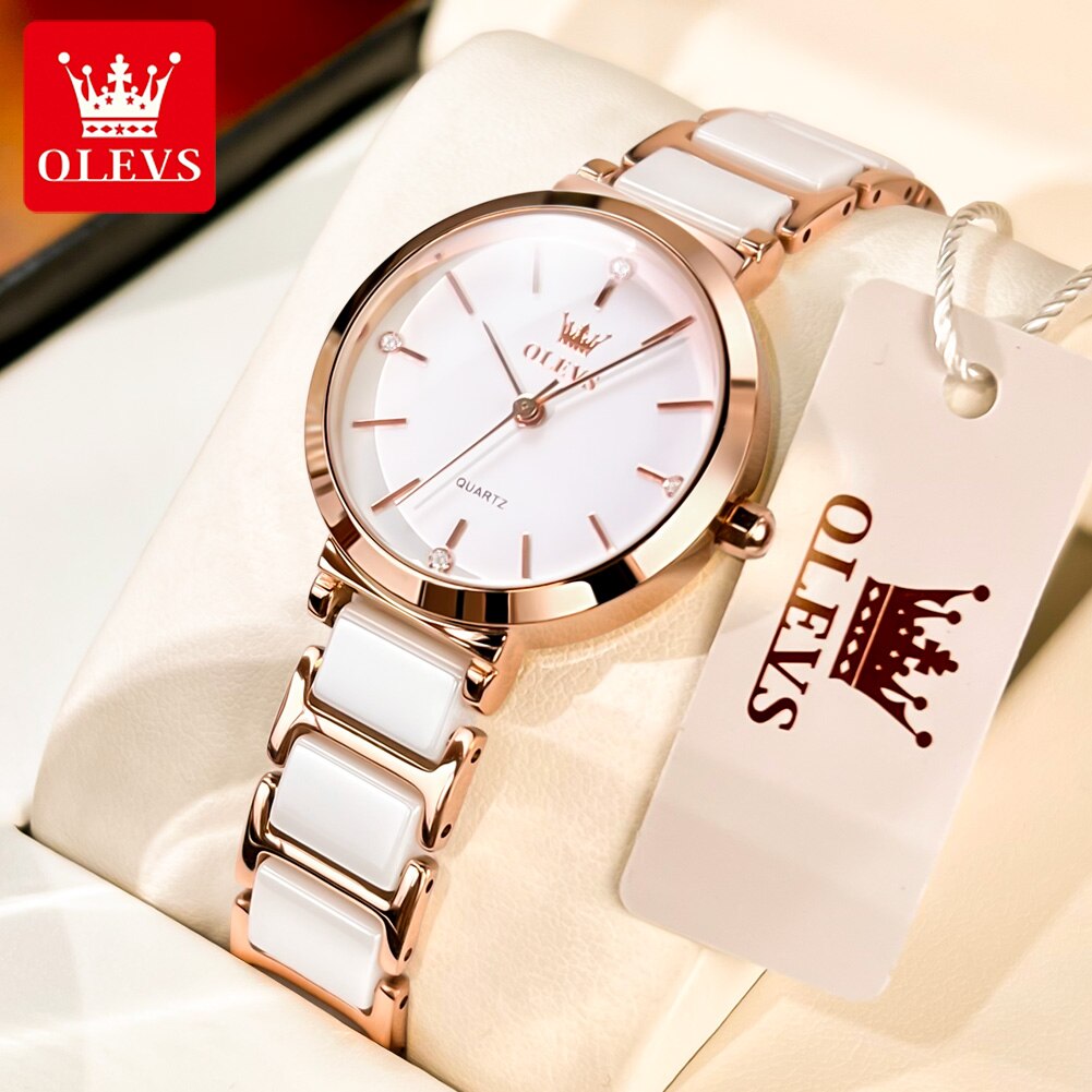 OLEVS-Reloj de cuarzo con corr - Luxury Watch Girl reseña y precio
